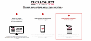 click and collect - exemple sephora