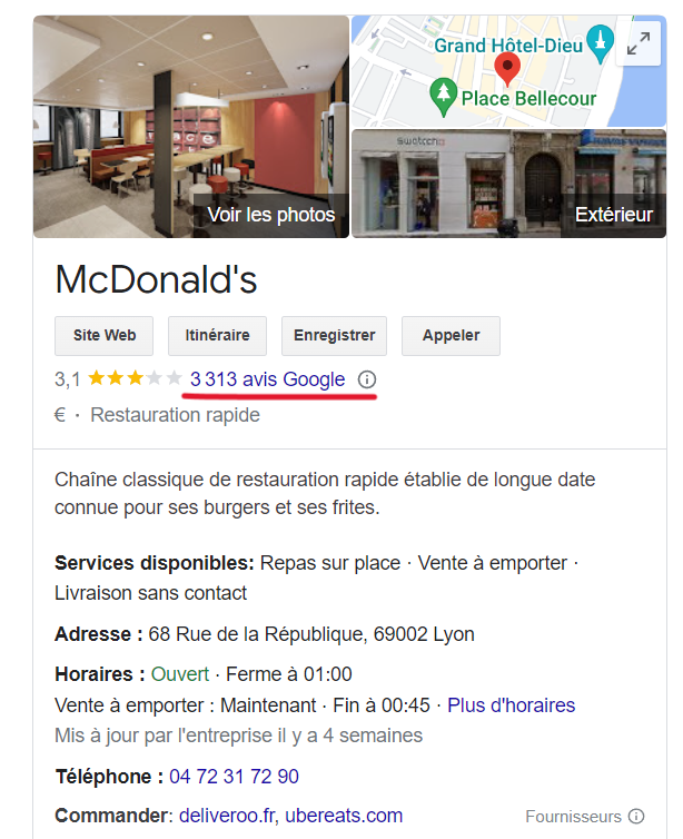 Comment voir ses avis Google