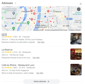 section google local pack