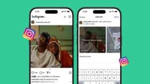 Réorganisation des images dans un carrousel Instagram après publication