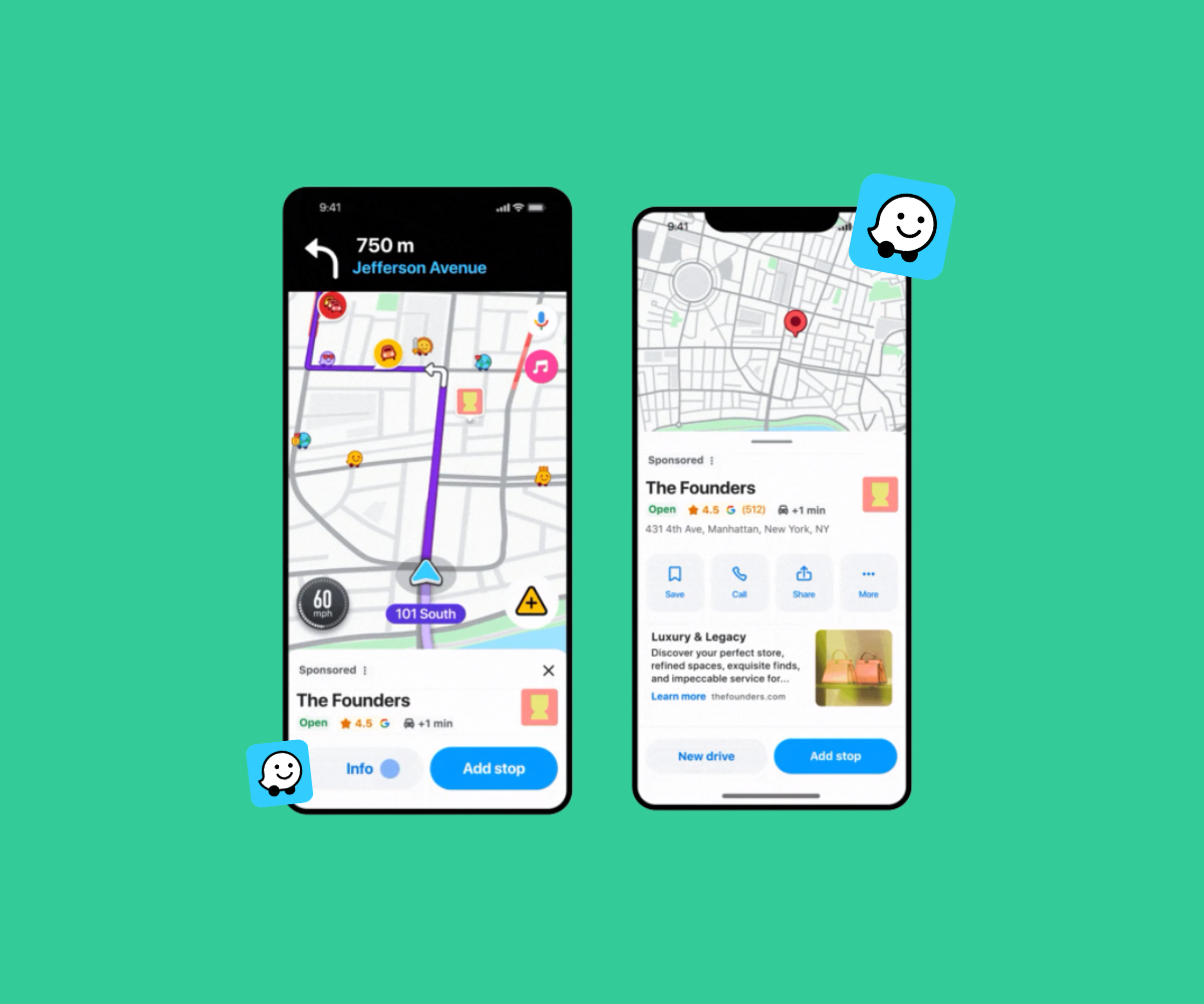 Publicité Waze Ads